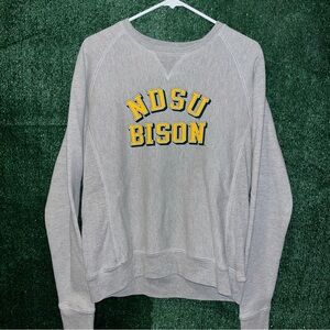 vintage Y2K North Dakota State University Bison Reverse Weave Sweatshirt M NCAA